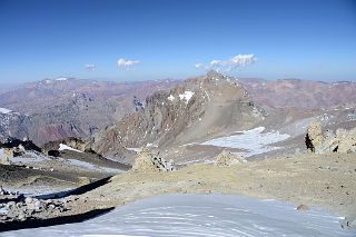 20 Cerro Ameghino With Cerro del Tambillo In The Distance Late Afternoon From Aconcagua Camp 3 Colera.jpg